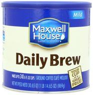 Maxwell House Ground Coffee Canister, Wake Up Roast, 30.65 Ounce N58