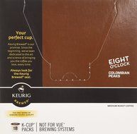 Eight O'Clock Colombian Peaks Medium Roast Coffee K-Cup Packs - 18 CT N5