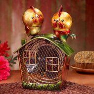 Deco Breeze Figurine Fan with Magnet Top, Rooster
