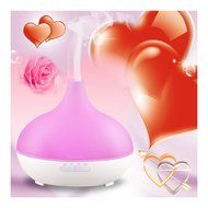 Humidifier - TOOGOO(R) 300ml 9-10 Hours Aromatherapy Essential Oil Diffuser Ultrasonic Aroma Humidifier with Waterless... N4