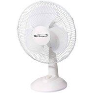 Whisper Quiet Operation | Brentwood 12" Oscillating Desk Fan