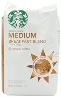 Starbucks Breakfast Blend Coffee, Ground, 12-Ounce Bags (Pack of 3) (Package may vary) N2