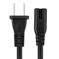 TNP Universal 2 Prong Power Cord (6 Feet) - NEMA 1-15P to IEC320 C7 Figure 8 Shotgun Connector AC Power Supply... N2
