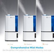 Cool Mist Humidifier with LED Display, TaoTronics Ultrasonic Air Humidifers with No Noise, 4L Large Capacity,... N3