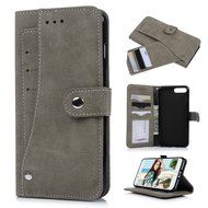 iPhone 7 Plus Case (5.5") - Wallet Flip Folio Stand Case Counterfeit Cashmere Leather Extra ID/Credit Card Holders...