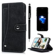 iPhone 7 Plus Case (5.5") - Wallet Flip Folio Stand Case Counterfeit Cashmere Leather Extra ID/Credit Card Holders... N2