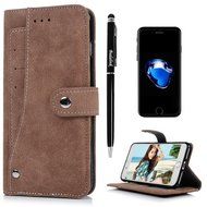 iPhone 7 Plus Case (5.5") - Wallet Flip Folio Stand Case Counterfeit Cashmere Leather Extra ID/Credit Card Holders... N3