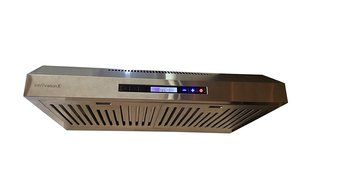 30" Under Cabinet Stainless Steel Range Hood Illuminated Keypad Baffle Filters LED lighting N2