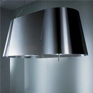 ELICA ETW536SS 36" Island Mount Range Hood with 550 CFM Internal Blower, 3 Blower Speeds, Halogen Lights, Magic...
