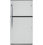 GE GTE21GSHSS 33" Top Freezer Refrigerator with 21.2 cu. ft. Capacity, in Stainless Steel