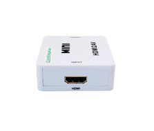 Cooldigital 1080P HDMI to AV 3RCA CVBS Composite Video Audio Converter Adapter Supporting PAL/NTSC with USB Charge... N4