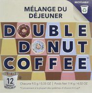 Double Donut Breakfast Blend Coffee, in Recyclable Single Serve Cups for Keurig K-Cup Brewers, 24 Count N9