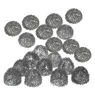 Scotte(TM) 20pcs silver Tobacco Pipe Screen Metal Ball Filter N2