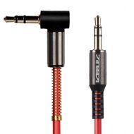 ICEELEC 3.5mm Male To Male Right Angle Auxiliary Cable for Phones,Car Stereos and Headphones (Black,4FT) N3