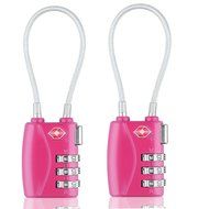 HT Luggage Locks Combination Password Locks Padlocks TSA Approved 3-Digit 4-Pack (Four Color) N32
