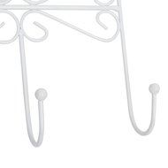 IMIEE The Door 5 Hook Rack Decorative Hanger for Hanging Your Clothes Coat Hat Belt and More , White by Imiee N3