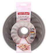 Zenker 9151 "Candy" Kugelhopf Tin, Pink/Silver, 8.66" N2