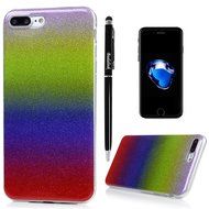 iPhone 7 Plus Case (5.5 inch) - Shockproof Flexible Soft TPU Rubber Skin Gel Bumper Protective Case Shiny Glitter... N10