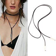 Women's Hot Nobby Black Long Sweater Chain Charm Collar Necklace Party Jewelry N5