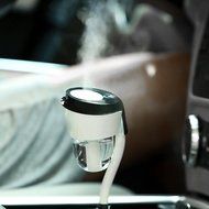 Car Humidifier with Dual USB Charger, Multi-Function Ultrasonic Car Humidifier + Essential Oil Aroma Diffuser... N5