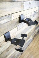 VIVO Dual Pair Adjustable Wall Mounting Surround Sound Speaker Mounts Clamp Style w/ Tilt &amp; Swivel (MOUNT-SP201) N5