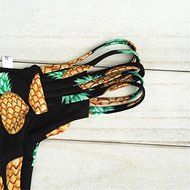 Eachbid The Perfect High Quality Air Bikini Pineapple Bra Bandage Bikini Swimsuit XL-US M N4