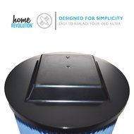 Ridgid VF5000 Comparable 3 Layer High Efficiency Wet &amp; Dry Cartridge Filter, Home Revolution Brand Quality Replacement N5
