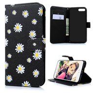 iPhone 7 Plus Case (5.5 inch) - Wallet Flip Stand Case PU Leather Case with Shockproof TPU Inner Bumper Colorful... N2