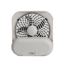 O2COOL 5" Energy Efficient Battery Operated Portable Fan in WHITE/GREY Color Suitable For Your Home, Office &amp;...