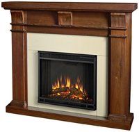 Real Flame Porter Electric Fireplace - Walnut N2