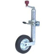 Trailer Jack Steel Wheel 42mm, H 570- 840mm, Dia 200mm (Jockey Wheel) by RS