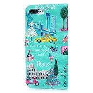 iPhone 7 Plus Case (5.5 inch) - Wallet Flip Stand Case PU Leather Case with Shockproof TPU Inner Bumper Colorful... N7