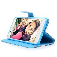 iPhone 7 Plus Case (5.5 inch) - Wallet Flip Stand Case PU Leather Case with Shockproof TPU Inner Bumper Colorful... N8