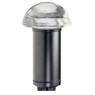 Intermatic Malibu CL711 10-Watt Low Voltage Metal Clear Glass Top Mushroom Halogen Landscape Light, Black by Intermatic
