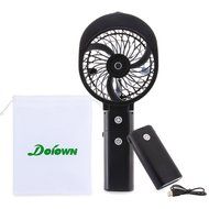 DOIOWN Handheld Portable Table Mini Fan Battery Rechargeable (Blue) N29