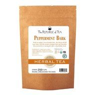The Republic Of Tea Organic Peppermint Bark Herb Tea, 36 Tea Bags, Fusion Of Cocoa And Peppermint Tea N4