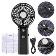 DOIOWN Handheld Portable Table Mini Fan Battery Rechargeable (Blue) N33