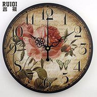 3d decorative wall clocks absolutely silent living room watch wall vintage round wall clock fashion home decoration