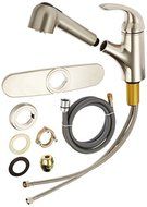 EZ-FLO 10385 Non-Metallic Pull-Out Spout Kitchen Faucet by EZ-Flo