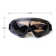 Viriber Snow Googles Windproof UV400 Motorcycle Snowmobile Ski Bicycle Riding Goggles Eyewear Sports Protective... N14