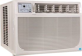 GARRISON 2477799 R-410A Through-The-Window Cool-Only Air Conditioner with Remote Control, 18000 BTU, White