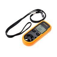 AGM&reg; Digital Handheld LCD Air Wind Speed Weather Scale Measure Gauge Meter Thermometer GM816 Anemometer. N5