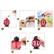 YJY 260mL Cute Insect Air Purifier Humidifier - Silent Ultrasonic Waterless Auto Shut-off USB Touch Control -... N9