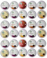 30 Count - Variety Pack of Starbucks Coffee K-Cups for All Keurig K Cup Brewers - (10 flavors, No DECAF, 3 Cups...