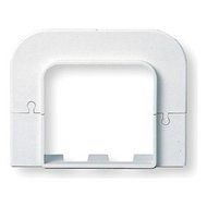 DiversiTech 230-FR3 3&quot; Flat Wall Escutcheon Fitting for SpeediChannel Line Set Cover