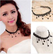 Fashion Womens Collar Choker Bib Beads Pendant Necklace Chain link Jewelry New