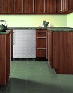 Summit FF6BBI7DPLADA: Commercially approved, ADA compliant built-in undercounter all-refrigerator in black with... N2