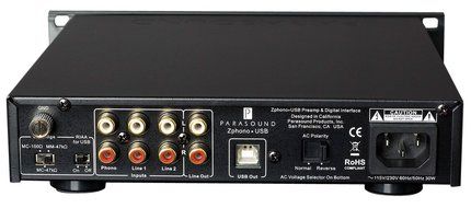 Parasound - Zphono MM/MC Phono Stage with USB N3