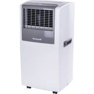 Honeywell MP08CESWW 8000 BTU Portable Air Conditioner with Front Grille and Remote Control, White/Grey N6