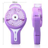 Portable Misting Fan, Silent Handheld USB Mini Fan with Personal Cooling Humidifier for Outdoor Hydrating Water... N19